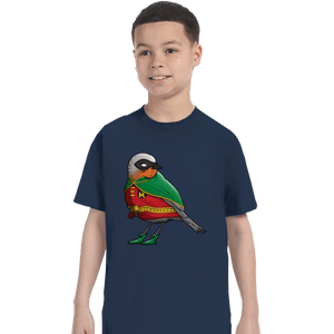 Shirts T-Shirts, Youth / XS / Navy Bird Wonder