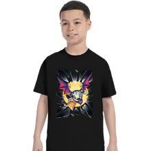 Load image into Gallery viewer, Daily_Deal_Shirts T-Shirts, Youth / XS / Black Shattered Glass
