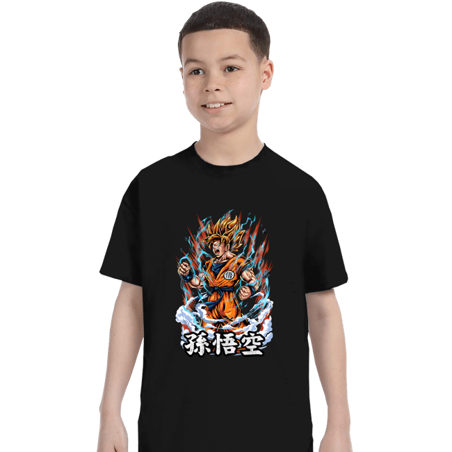 Daily_Deal_Shirts T-Shirts, Youth / XS / Black Rage Goku