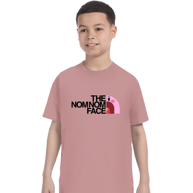 Secret_Shirts T-Shirts, Youth / XS / Pink The Nom Nom Face