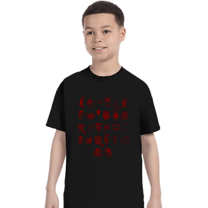 Shirts T-Shirts, Youth / XL / Black ABCs Of Horror