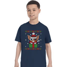 Load image into Gallery viewer, Shirts T-Shirts, Youth / XS / Navy Peltzer Christmas
