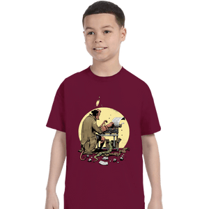 Daily_Deal_Shirts T-Shirts, Youth / XS / Maroon Hellboy's Report