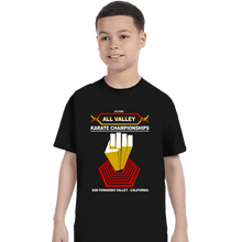 Load image into Gallery viewer, Daily_Deal_Shirts T-Shirts, Youth / XS / Black All Valley Karate
