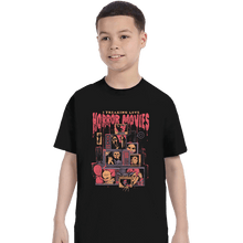 Load image into Gallery viewer, Shirts T-Shirts, Youth / XS / Black Horror Movies
