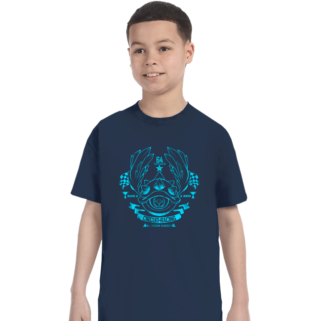 Shirts T-Shirts, Youth / XS / Navy Mushroo Kingdom Racing
