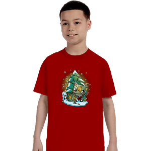 Secret_Shirts T-Shirts, Youth / XS / Red Bulby Christmas