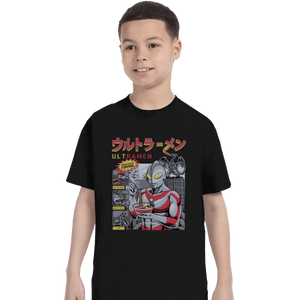 Shirts T-Shirts, Youth / XL / Black Ultramen