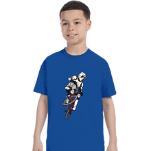 Load image into Gallery viewer, Daily_Deal_Shirts T-Shirts, Youth / XS / Royal Blue BMX Biker Scout
