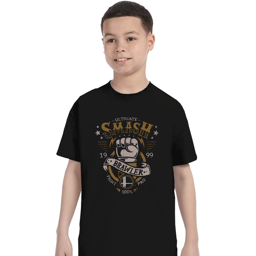 Shirts T-Shirts, Youth / XL / Black Ultimate Brawler