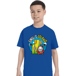 Shirts T-Shirts, Youth / XS / Royal Blue Emil Island