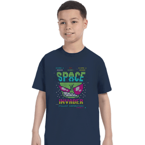 Secret_Shirts T-Shirts, Youth / XS / Navy Space Invader Zim