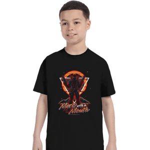 Shirts T-Shirts, Youth / XS / Black Retro Mercenary