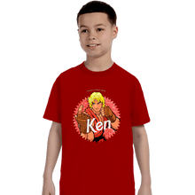 Load image into Gallery viewer, Daily_Deal_Shirts T-Shirts, Youth / XS / Red Ken Doll
