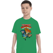 Load image into Gallery viewer, Shirts T-Shirts, Youth / Small / Irish Green Street Mutant Ninja Sharks
