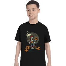 Load image into Gallery viewer, Shirts T-Shirts, Youth / XL / Black Pumpkins
