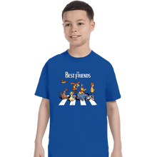 Load image into Gallery viewer, Daily_Deal_Shirts T-Shirts, Youth / XS / Royal Blue The Best Friends Road
