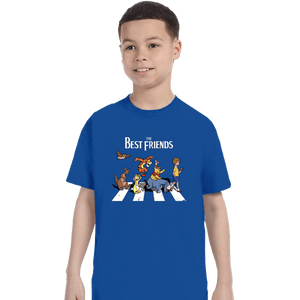Daily_Deal_Shirts T-Shirts, Youth / XS / Royal Blue The Best Friends Road