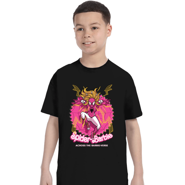 Daily_Deal_Shirts T-Shirts, Youth / XS / Black Spider Doll Verse