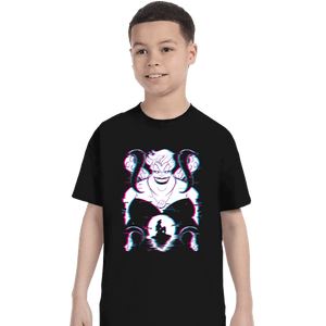 Daily_Deal_Shirts T-Shirts, Youth / XS / Black Glitched Ursula