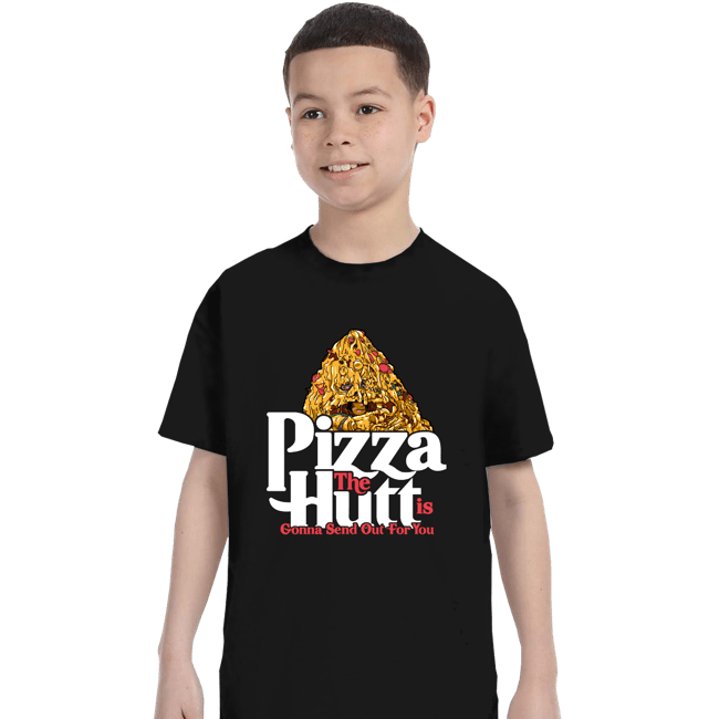 Daily_Deal_Shirts T-Shirts, Youth / XS / Black Pizza Sends Out