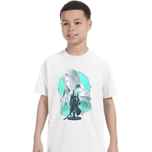 Load image into Gallery viewer, Daily_Deal_Shirts T-Shirts, Youth / XS / White Silver-Haired SOLDIER
