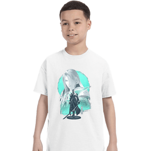 Daily_Deal_Shirts T-Shirts, Youth / XS / White Silver-Haired SOLDIER