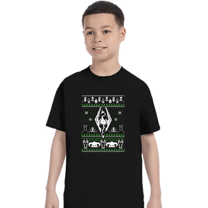 Shirts T-Shirts, Youth / XS / Black Skyrim Sweater