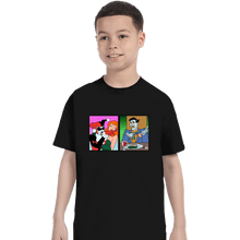 Load image into Gallery viewer, Secret_Shirts T-Shirts, Youth / XS / Black Quinn Yelling At Joker

