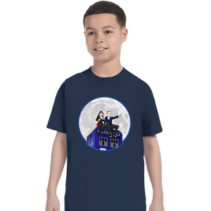 Shirts T-Shirts, Youth / XS / Navy Clara And The Doctor