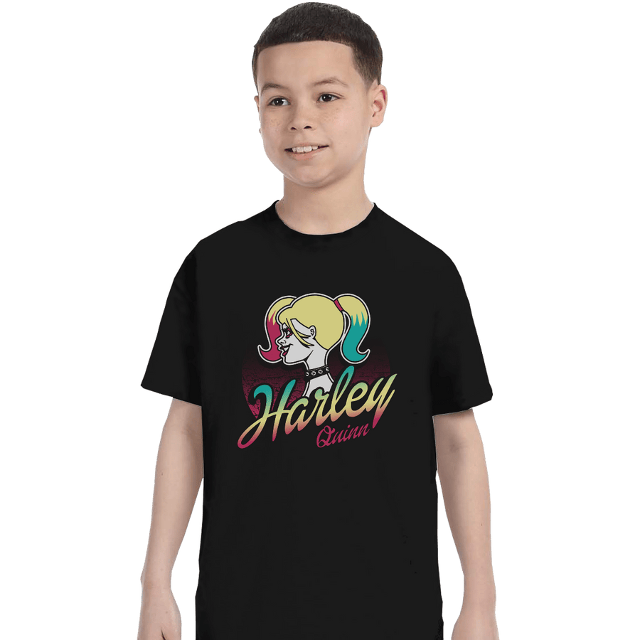 Shirts T-Shirts, Youth / XL / Black Barbie Quinn