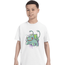 Load image into Gallery viewer, Shirts T-Shirts, Youth / XS / White Grass Ink
