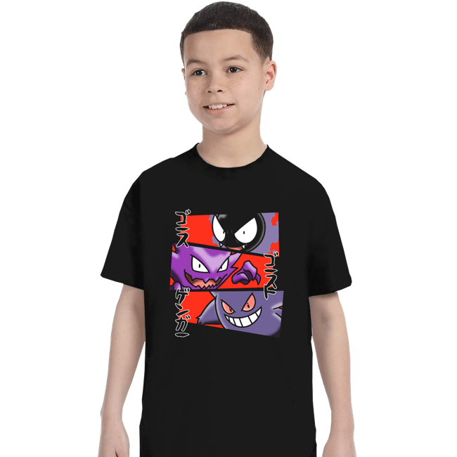Shirts T-Shirts, Youth / XS / Black Kanto Ghosts