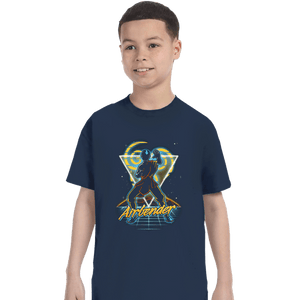 Shirts T-Shirts, Youth / XS / Navy Retro Airbender