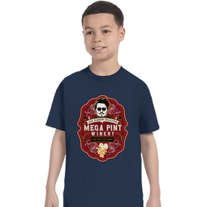 Shirts T-Shirts, Youth / XS / Navy Mega Pint