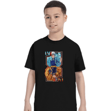 Load image into Gallery viewer, Shirts T-Shirts, Youth / XS / Black Fire And Ice Card
