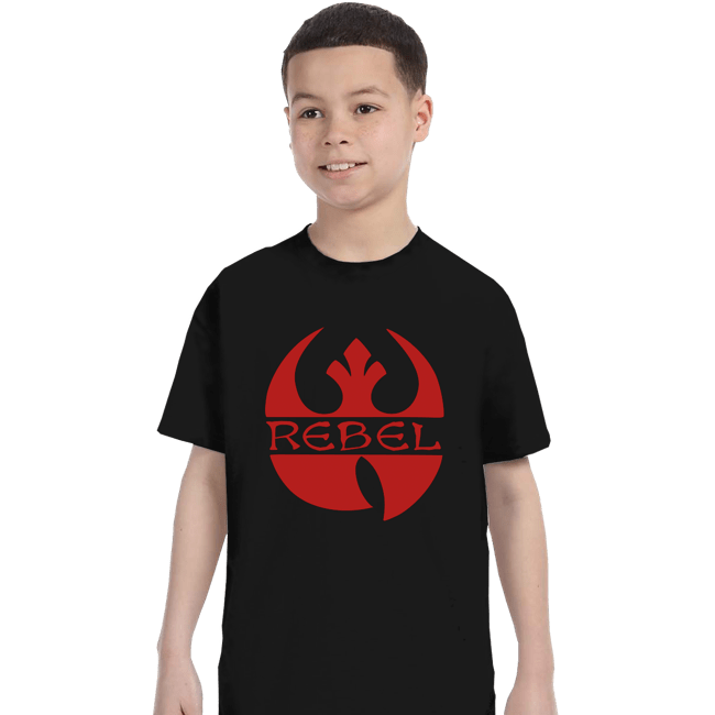 Daily_Deal_Shirts T-Shirts, Youth / XS / Black Re-Bel