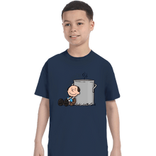 Load image into Gallery viewer, Secret_Shirts T-Shirts, Youth / XS / Navy Chilly Brown
