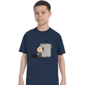 Secret_Shirts T-Shirts, Youth / XS / Navy Chilly Brown