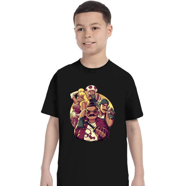 Daily_Deal_Shirts T-Shirts, Youth / XS / Black The Mushroom Gang