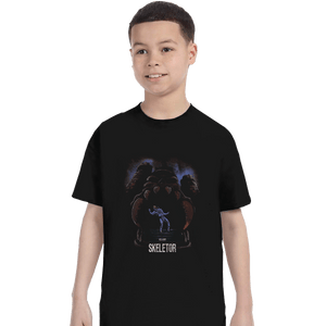 Shirts T-Shirts, Youth / XL / Black The Skeletor