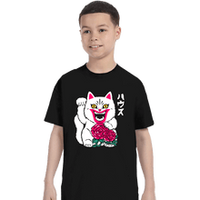 Load image into Gallery viewer, Daily_Deal_Shirts T-Shirts, Youth / XS / Black Lucky Hausu
