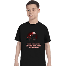 Load image into Gallery viewer, Daily_Deal_Shirts T-Shirts, Youth / XS / Black Disturbing Xmas
