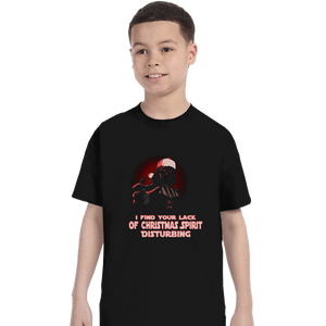 Daily_Deal_Shirts T-Shirts, Youth / XS / Black Disturbing Xmas