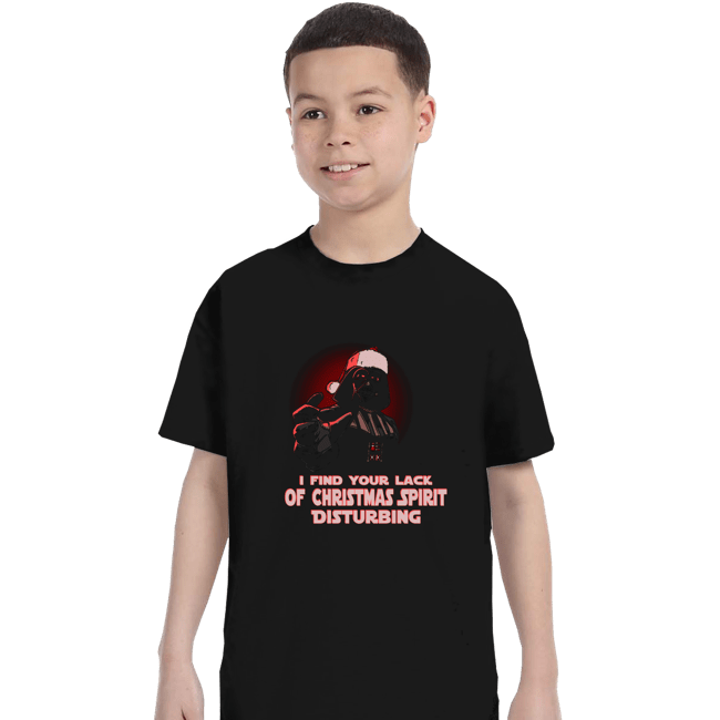 Daily_Deal_Shirts T-Shirts, Youth / XS / Black Disturbing Xmas