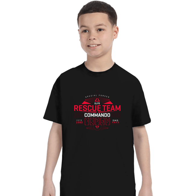 Shirts T-Shirts, Youth / XS / Black Predator Rescue Team