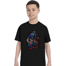 Load image into Gallery viewer, Secret_Shirts T-Shirts, Youth / XS / Black Mega-Terminator
