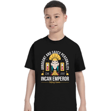 Load image into Gallery viewer, Daily_Deal_Shirts T-Shirts, Youth / XS / Black Incan Emperor
