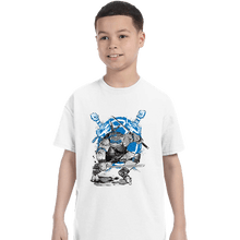 Load image into Gallery viewer, Daily_Deal_Shirts T-Shirts, Youth / XS / White Leonardo Sumi-e
