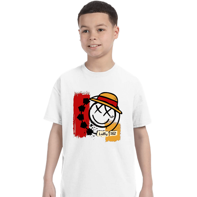 Daily_Deal_Shirts T-Shirts, Youth / XS / White Luffy 182